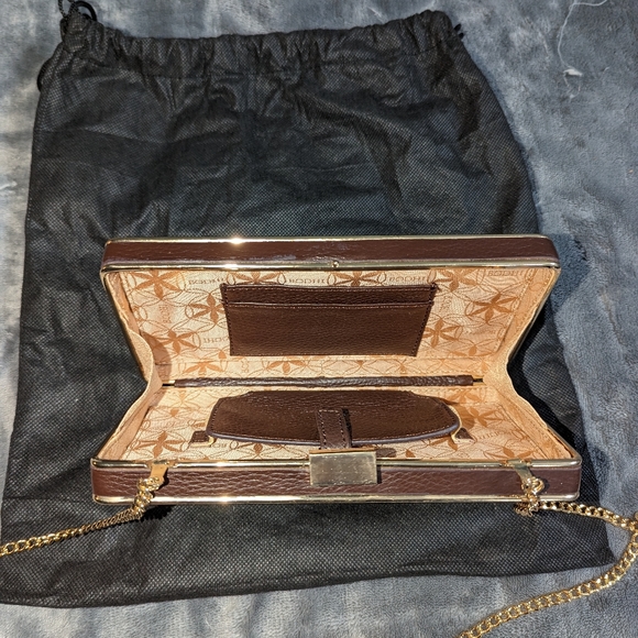 Bodhi Snake embossed Rectangular Clutch - Picture 5 of 7